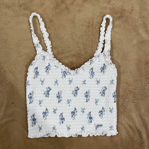Hollister Smocked Ruffle Cami Tank - Picture 1 of 3